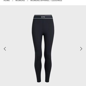 Kith Jet Black Activewear Pants